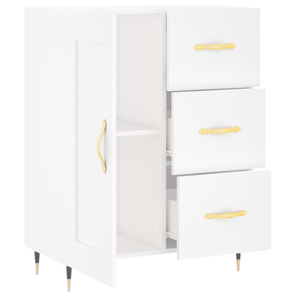 Sideboard Weiß 69,5x34x90 cm Holzwerkstoff - Pazzar.ch