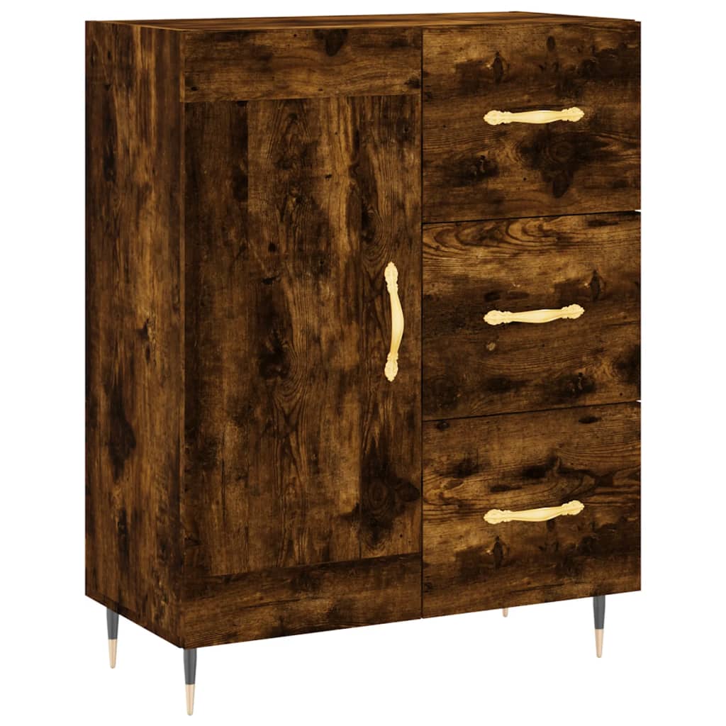 Sideboard Räuchereiche 69,5x34x90 cm Holzwerkstoff - Pazzar.ch