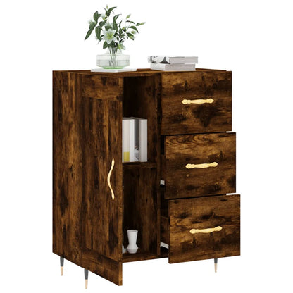 Sideboard Räuchereiche 69,5x34x90 cm Holzwerkstoff - Pazzar.ch