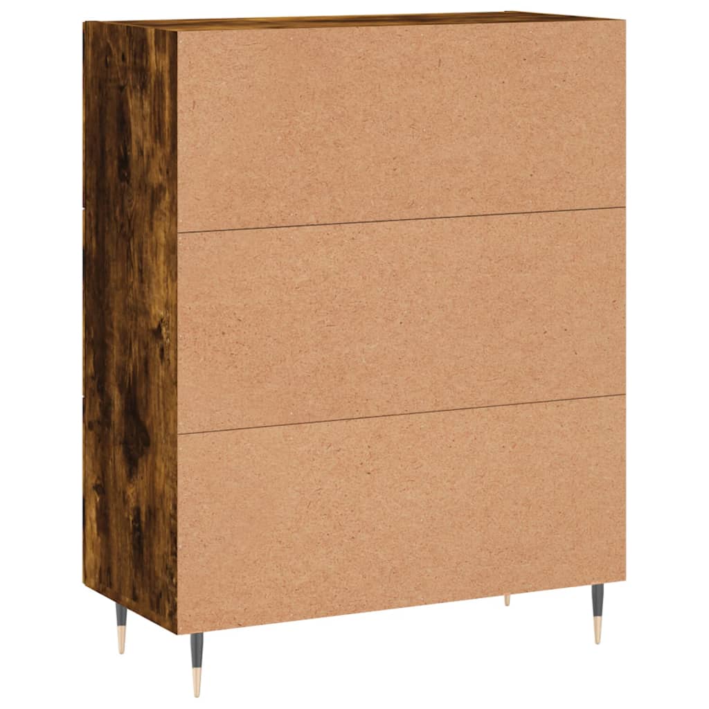Sideboard Räuchereiche 69,5x34x90 cm Holzwerkstoff - Pazzar.ch