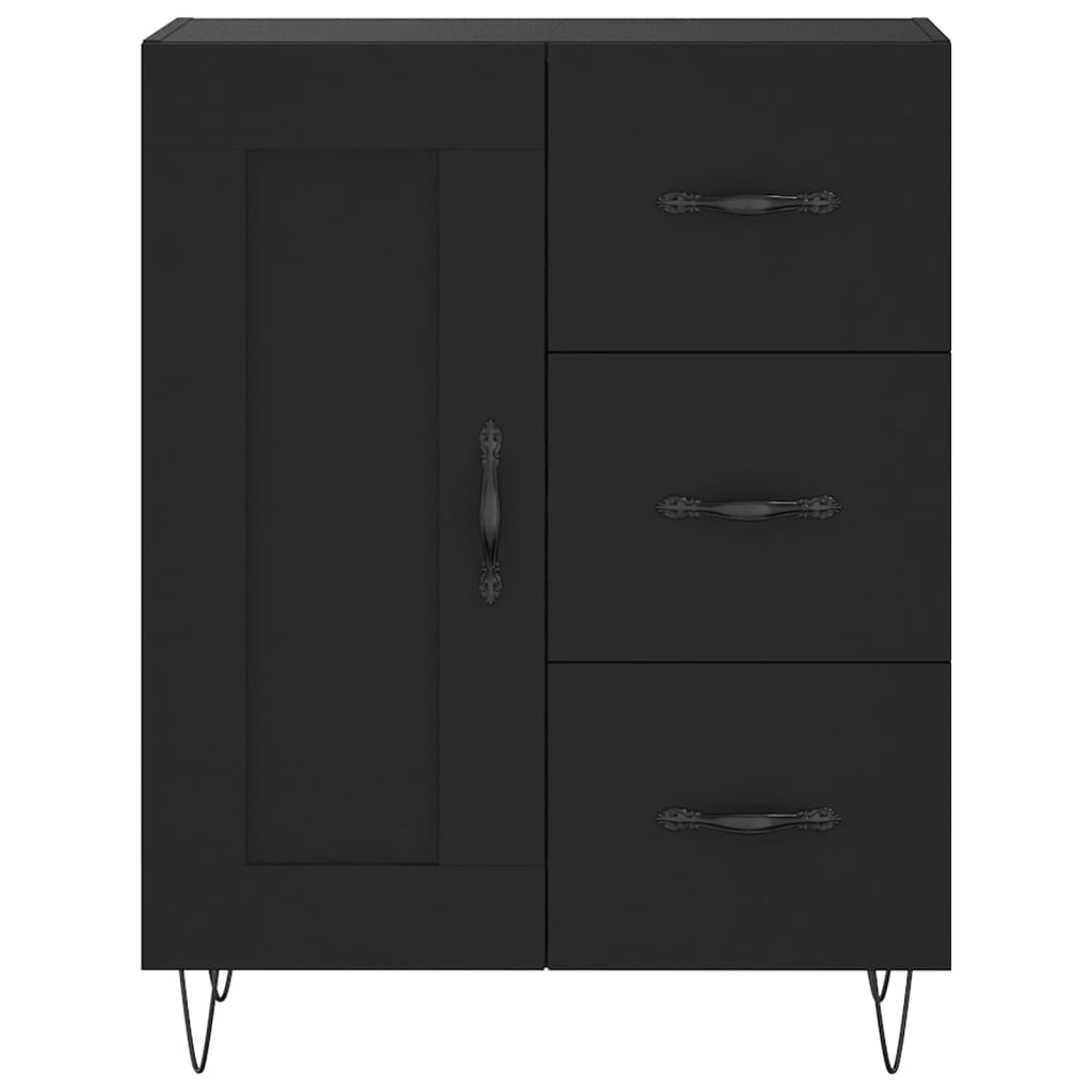 Sideboard Schwarz 69,5x34x90 cm Holzwerkstoff - Pazzar.ch