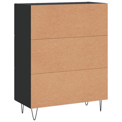 Sideboard Schwarz 69,5x34x90 cm Holzwerkstoff - Pazzar.ch