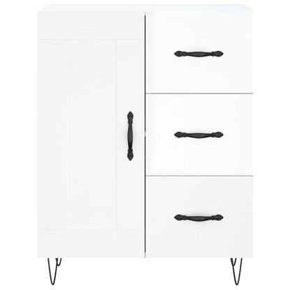 Sideboard Hochglanz-Weiß 69,5x34x90 cm Holzwerkstoff - Pazzar.ch