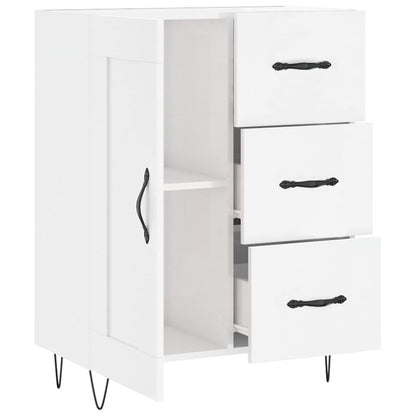 Sideboard Hochglanz-Weiß 69,5x34x90 cm Holzwerkstoff - Pazzar.ch