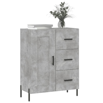 Sideboard Betongrau 69,5x34x90 cm Holzwerkstoff - Pazzar.ch