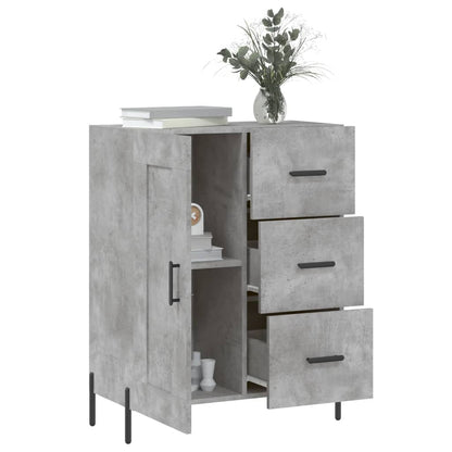 Sideboard Betongrau 69,5x34x90 cm Holzwerkstoff - Pazzar.ch