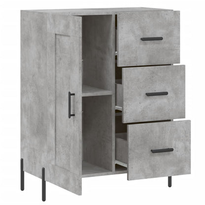 Sideboard Betongrau 69,5x34x90 cm Holzwerkstoff - Pazzar.ch
