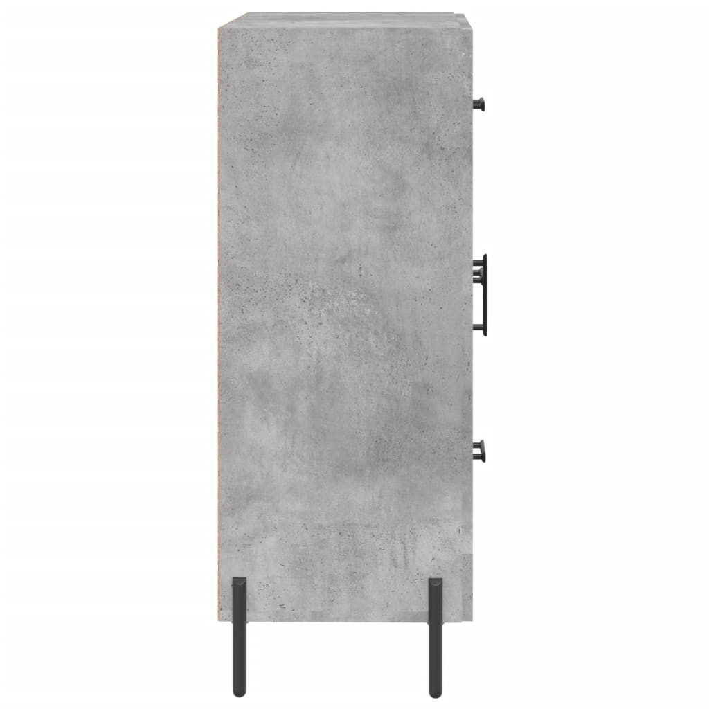 Sideboard Betongrau 69,5x34x90 cm Holzwerkstoff - Pazzar.ch