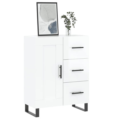 Sideboard Hochglanz-Weiß 69,5x34x90 cm Holzwerkstoff - Pazzar.ch