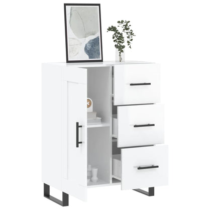 Sideboard Hochglanz-Weiß 69,5x34x90 cm Holzwerkstoff - Pazzar.ch