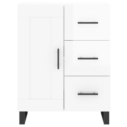 Sideboard Hochglanz-Weiß 69,5x34x90 cm Holzwerkstoff - Pazzar.ch