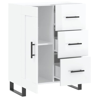 Sideboard Hochglanz-Weiß 69,5x34x90 cm Holzwerkstoff - Pazzar.ch