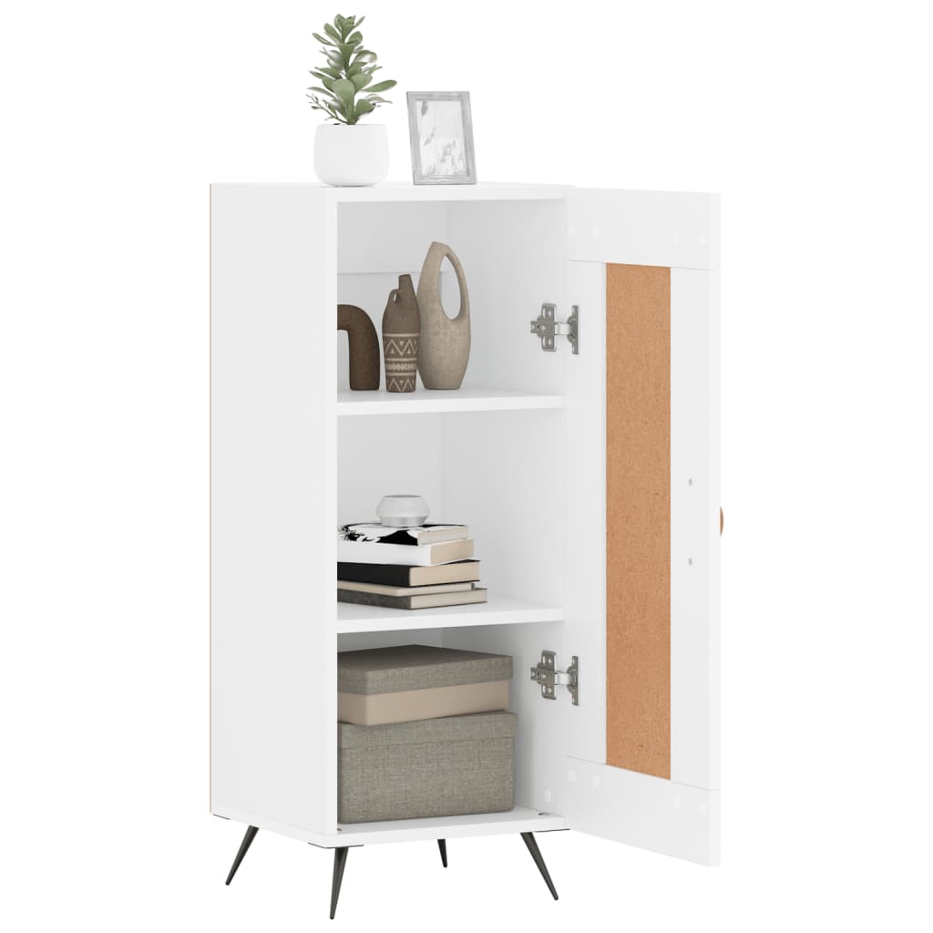 Sideboard Weiß 34,5x34x90 cm Holzwerkstoff - Pazzar.ch