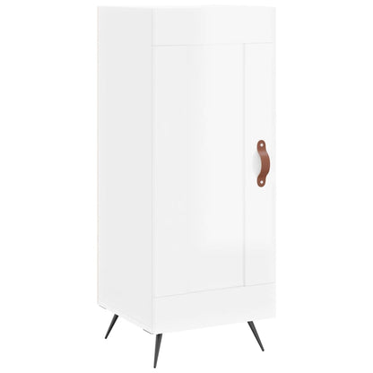 Sideboard Hochglanz-Weiß 34,5x34x90 cm Holzwerkstoff - Pazzar.ch