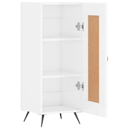 Sideboard Hochglanz-Weiß 34,5x34x90 cm Holzwerkstoff - Pazzar.ch