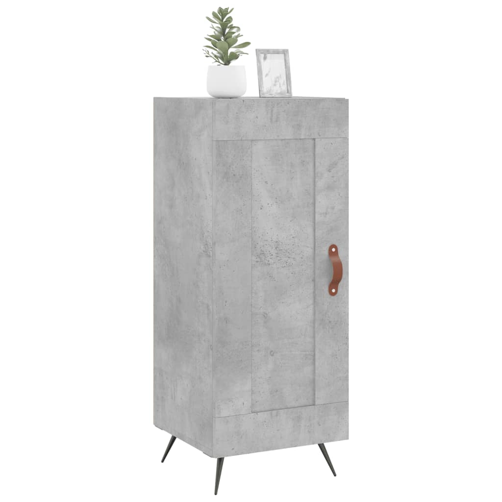 Sideboard Betongrau 34,5x34x90 cm Holzwerkstoff - Pazzar.ch