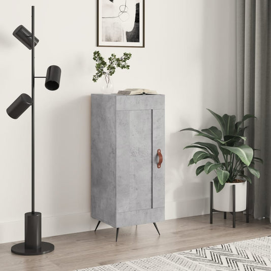 Sideboard Betongrau 34,5x34x90 cm Holzwerkstoff - Pazzar.ch