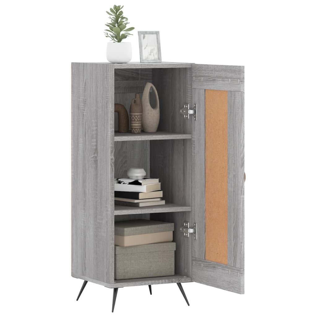 Sideboard Grau Sonoma 34,5x34x90 cm Holzwerkstoff - Pazzar.ch