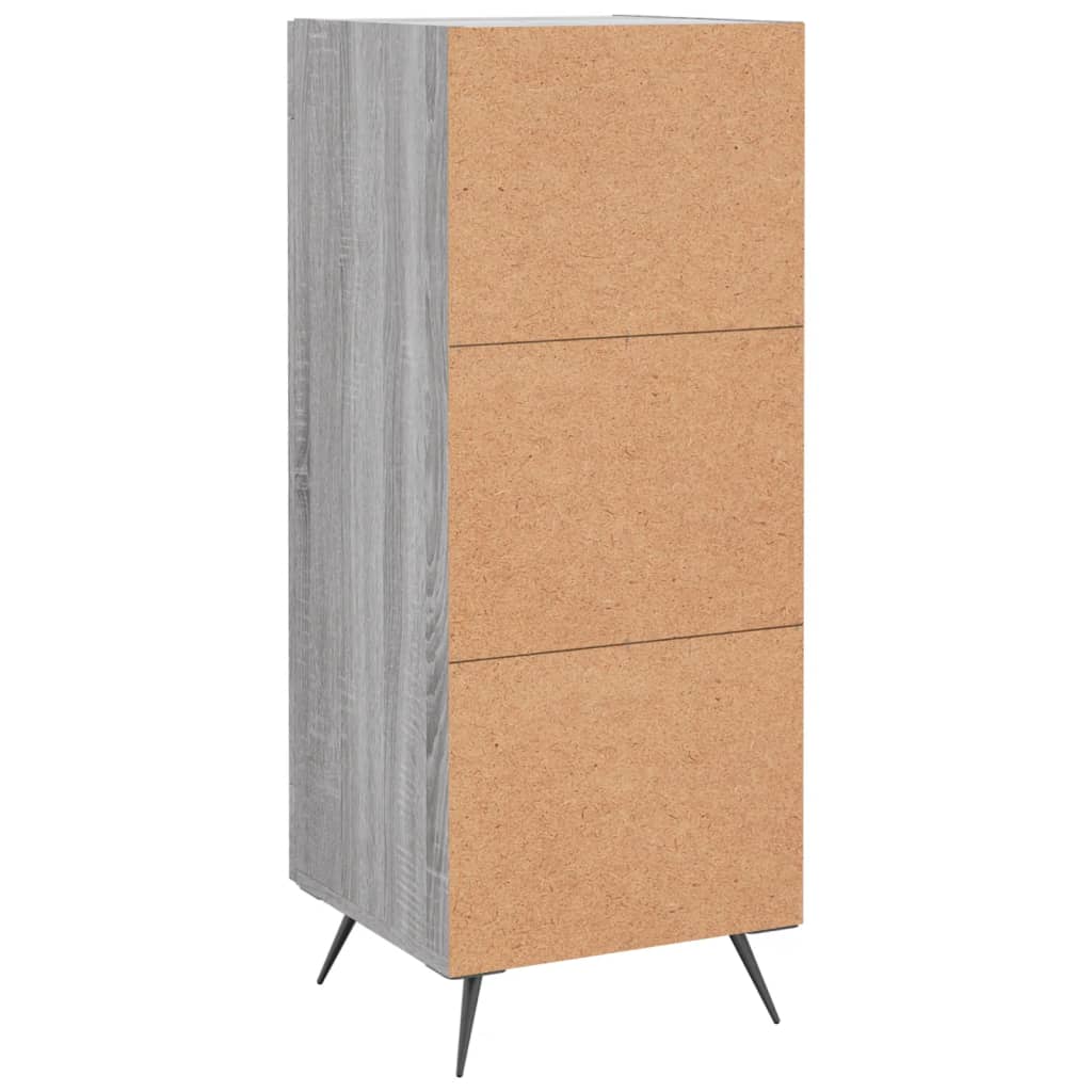 Sideboard Grau Sonoma 34,5x34x90 cm Holzwerkstoff - Pazzar.ch