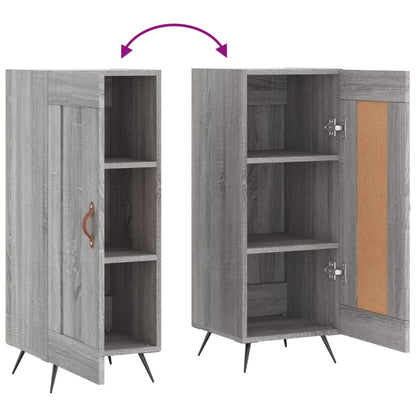 Sideboard Grau Sonoma 34,5x34x90 cm Holzwerkstoff - Pazzar.ch