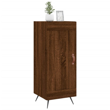 Sideboard Braun Eichen-Optik 34,5x34x90 cm Holzwerkstoff - Pazzar.ch