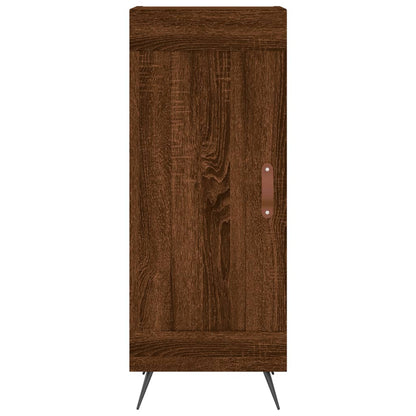 Sideboard Braun Eichen-Optik 34,5x34x90 cm Holzwerkstoff - Pazzar.ch