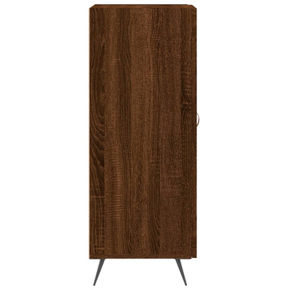 Sideboard Braun Eichen-Optik 34,5x34x90 cm Holzwerkstoff - Pazzar.ch