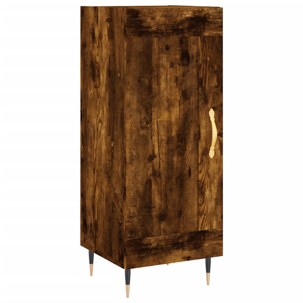 Sideboard Räuchereiche 34,5x34x90 cm Holzwerkstoff - Pazzar.ch