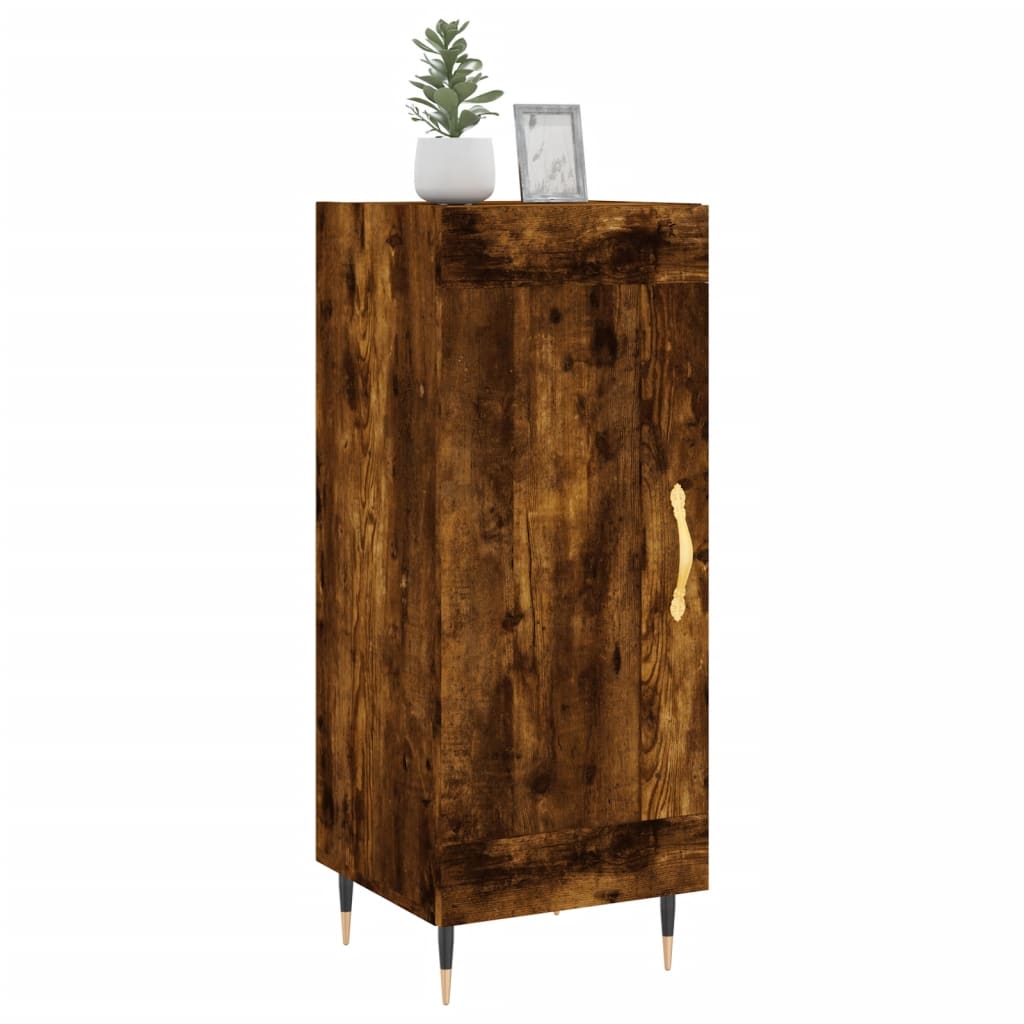 Sideboard Räuchereiche 34,5x34x90 cm Holzwerkstoff - Pazzar.ch