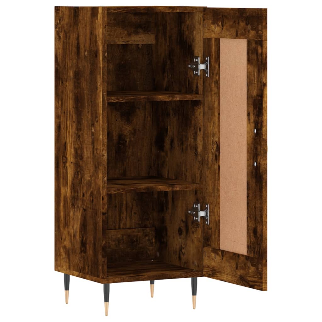 Sideboard Räuchereiche 34,5x34x90 cm Holzwerkstoff - Pazzar.ch