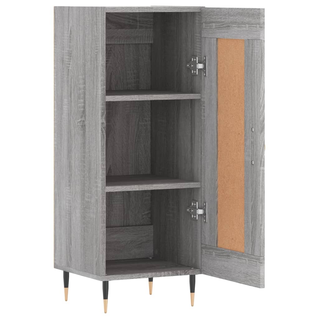 Sideboard Grau Sonoma 34,5x34x90 cm Holzwerkstoff - Pazzar.ch