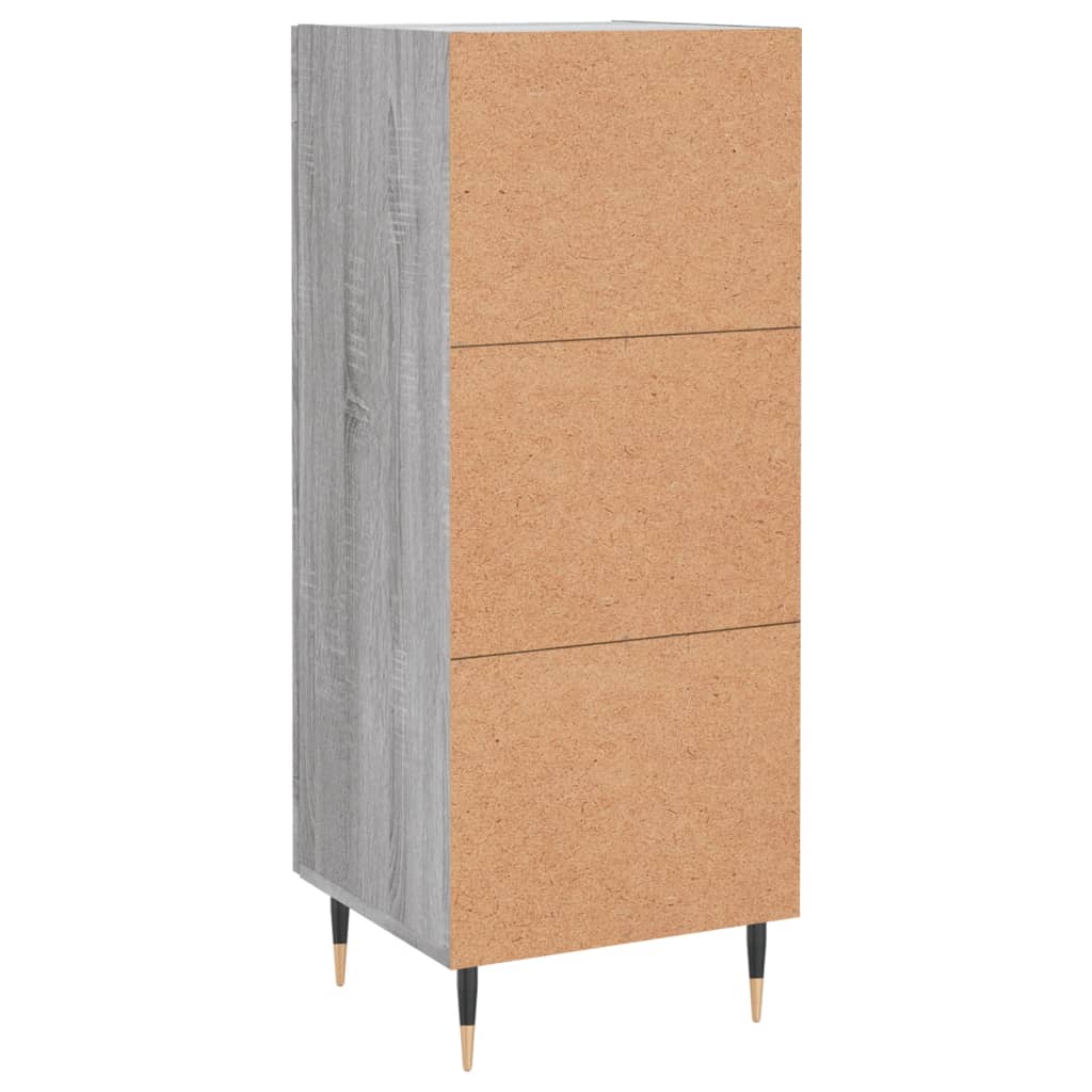 Sideboard Grau Sonoma 34,5x34x90 cm Holzwerkstoff - Pazzar.ch
