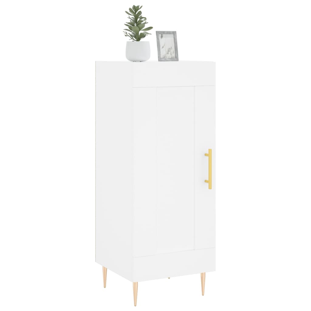 Sideboard Weiß 34,5x34x90 cm Holzwerkstoff - Pazzar.ch