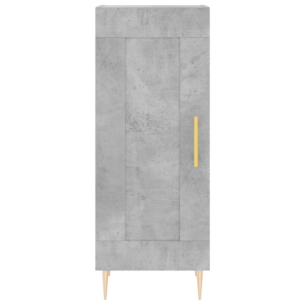 Sideboard Betongrau 34,5x34x90 cm Holzwerkstoff - Pazzar.ch
