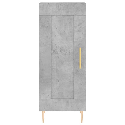 Sideboard Betongrau 34,5x34x90 cm Holzwerkstoff - Pazzar.ch