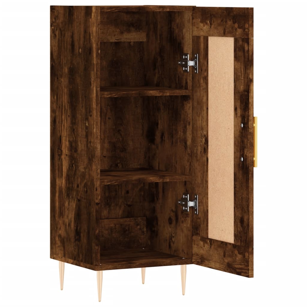 Sideboard Räuchereiche 34,5x34x90 cm Holzwerkstoff - Pazzar.ch