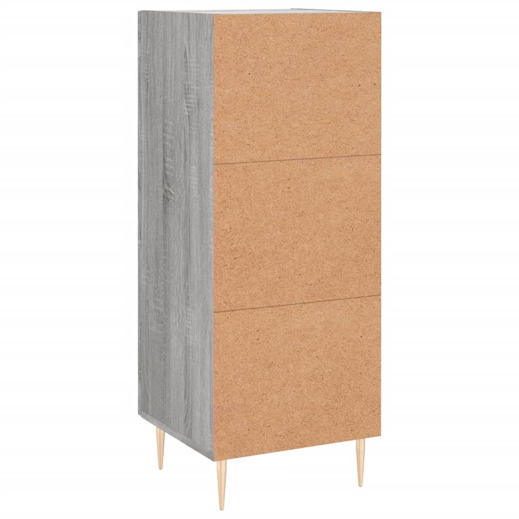 Sideboard Grau Sonoma 34,5x34x90 cm Holzwerkstoff - Pazzar.ch
