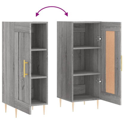 Sideboard Grau Sonoma 34,5x34x90 cm Holzwerkstoff - Pazzar.ch