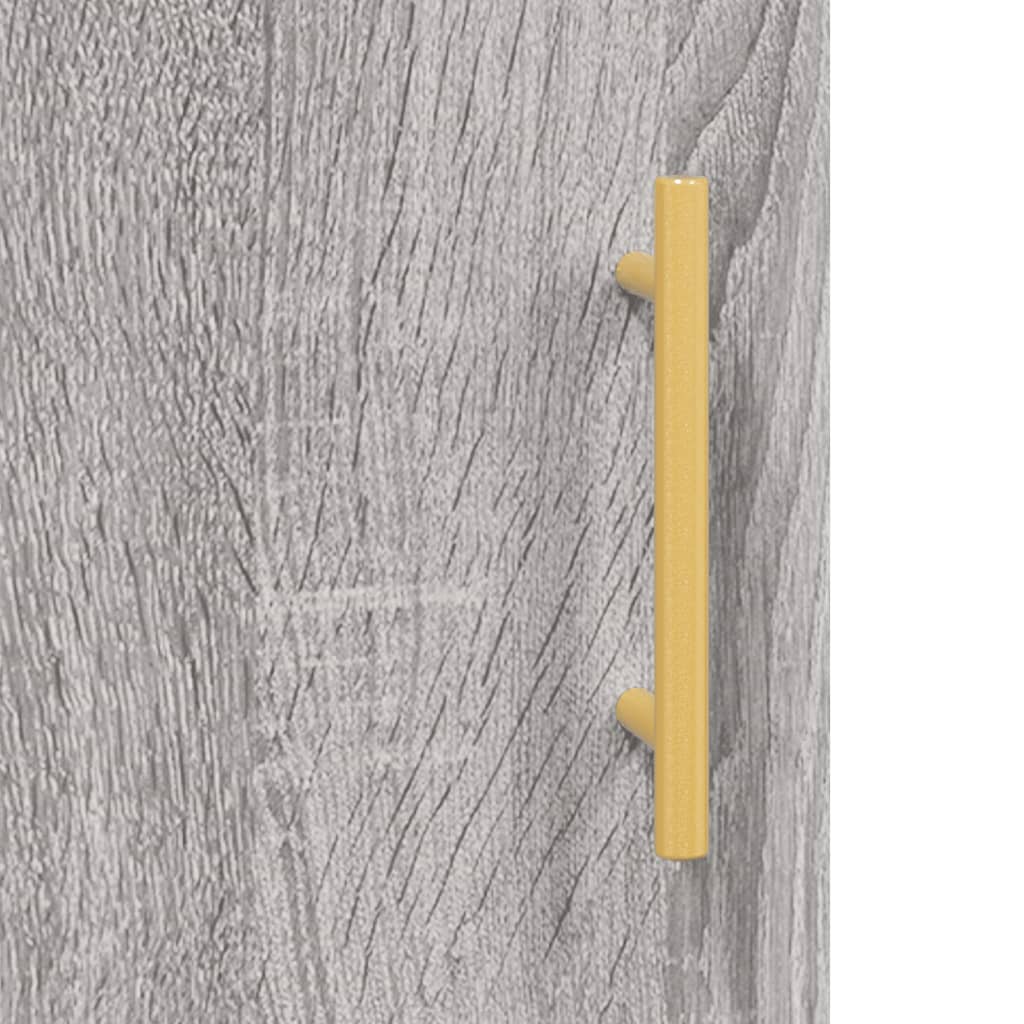 Sideboard Grau Sonoma 34,5x34x90 cm Holzwerkstoff - Pazzar.ch
