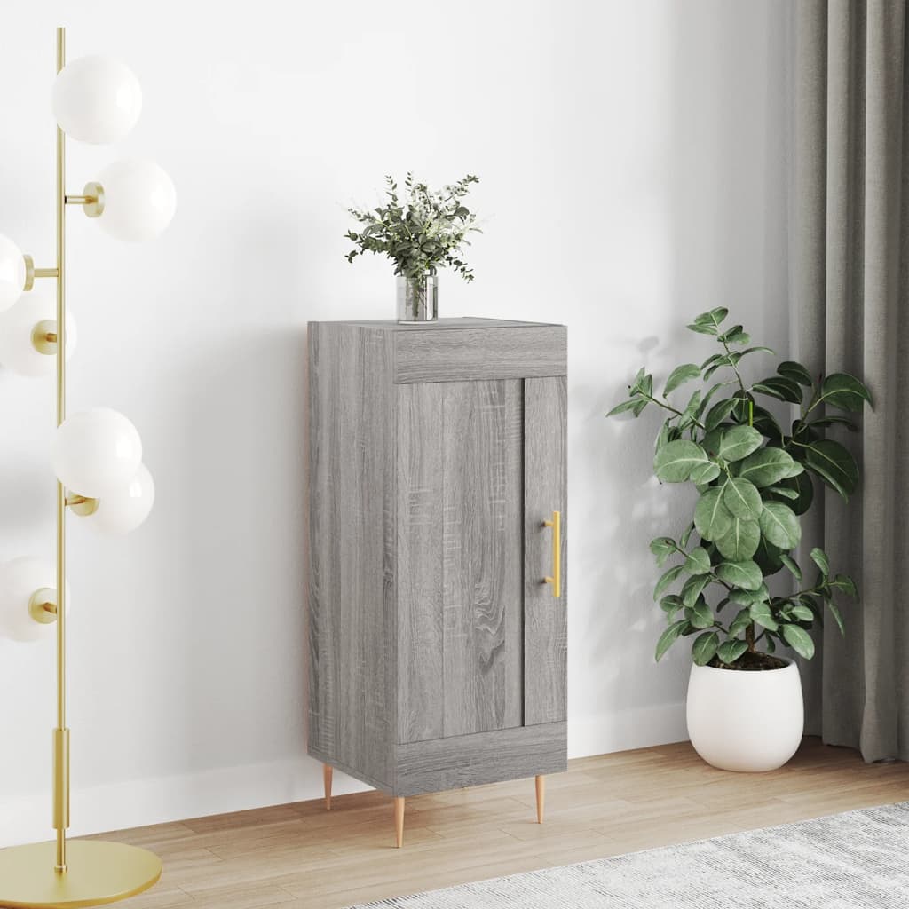 Sideboard Grau Sonoma 34,5x34x90 cm Holzwerkstoff - Pazzar.ch