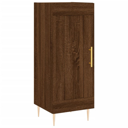 Sideboard Braun Eichen-Optik 34,5x34x90 cm Holzwerkstoff - Pazzar.ch