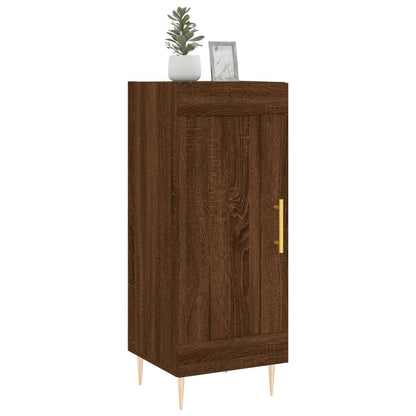 Sideboard Braun Eichen-Optik 34,5x34x90 cm Holzwerkstoff - Pazzar.ch