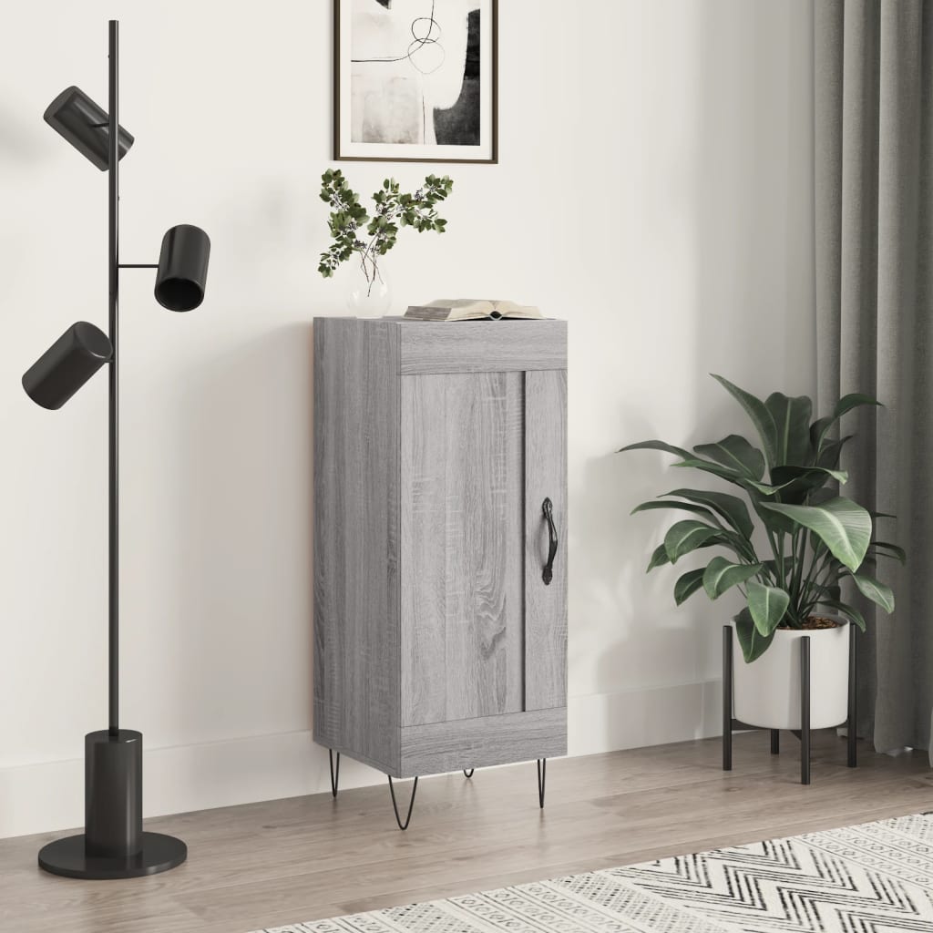 Sideboard Grau Sonoma 34,5x34x90 cm Holzwerkstoff - Pazzar.ch