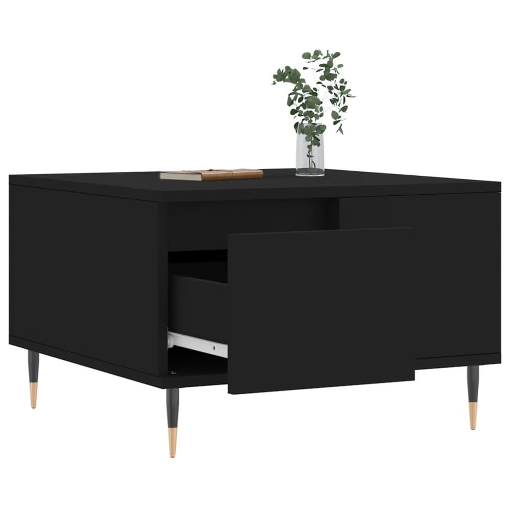 Couchtisch Schwarz 55x55x36,5 cm Holzwerkstoff - Pazzar.ch