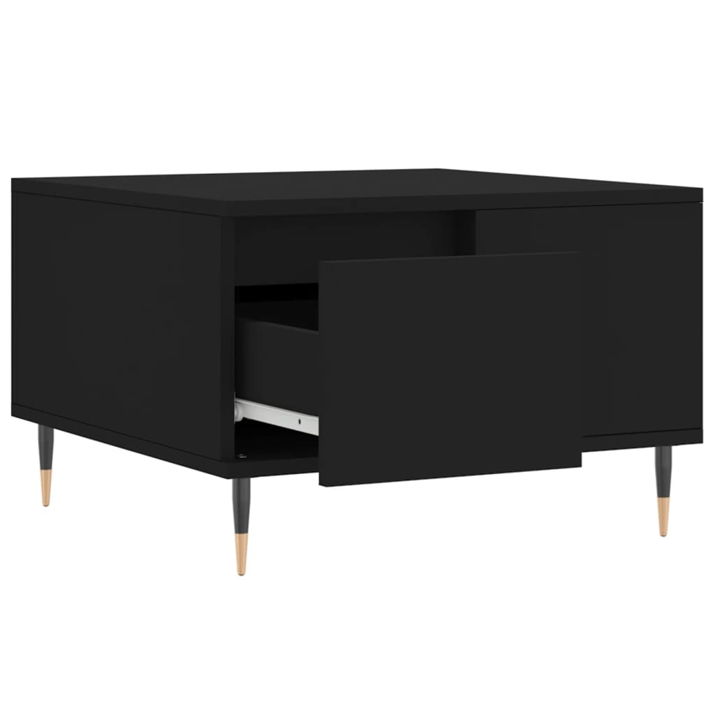 Couchtisch Schwarz 55x55x36,5 cm Holzwerkstoff - Pazzar.ch