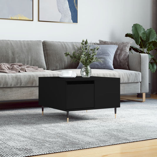 Couchtisch Schwarz 55x55x36,5 cm Holzwerkstoff - Pazzar.ch