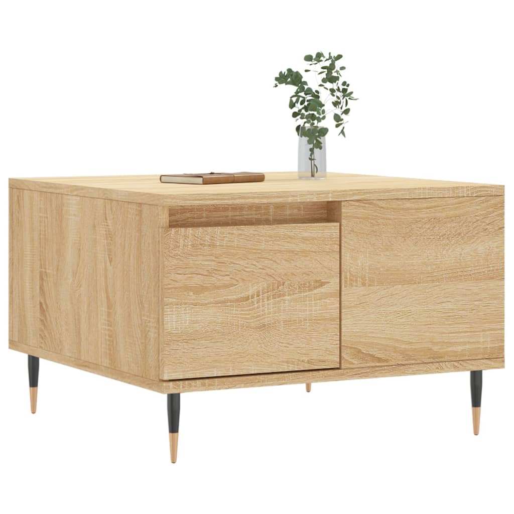 Couchtisch Sonoma-Eiche 55x55x36,5 cm Holzwerkstoff - Pazzar.ch