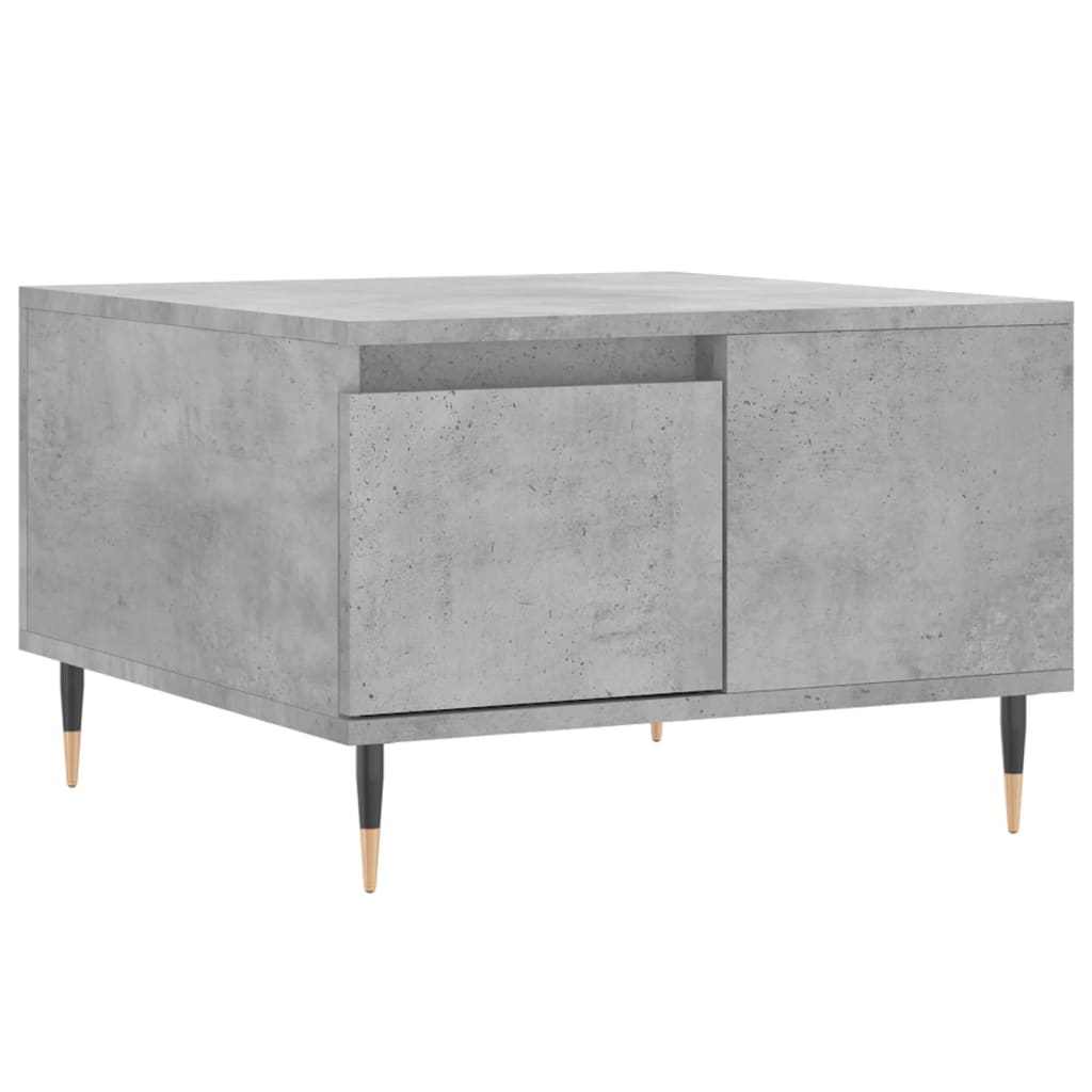 Couchtisch Betongrau 55x55x36,5 cm Holzwerkstoff - Pazzar.ch