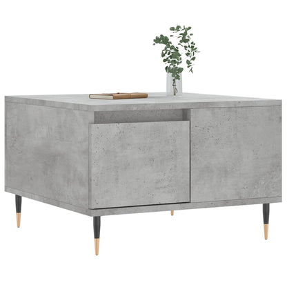 Couchtisch Betongrau 55x55x36,5 cm Holzwerkstoff - Pazzar.ch