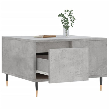 Couchtisch Betongrau 55x55x36,5 cm Holzwerkstoff - Pazzar.ch